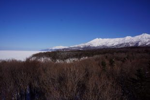 知床連山から岬まで見渡せます