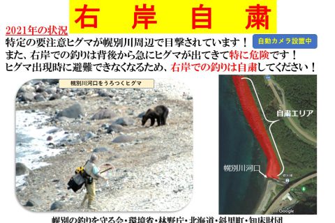 幌別川河口のサケマス釣り～2021年の状況～