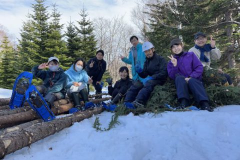 冬の森づくりボランティア　３月活動報告